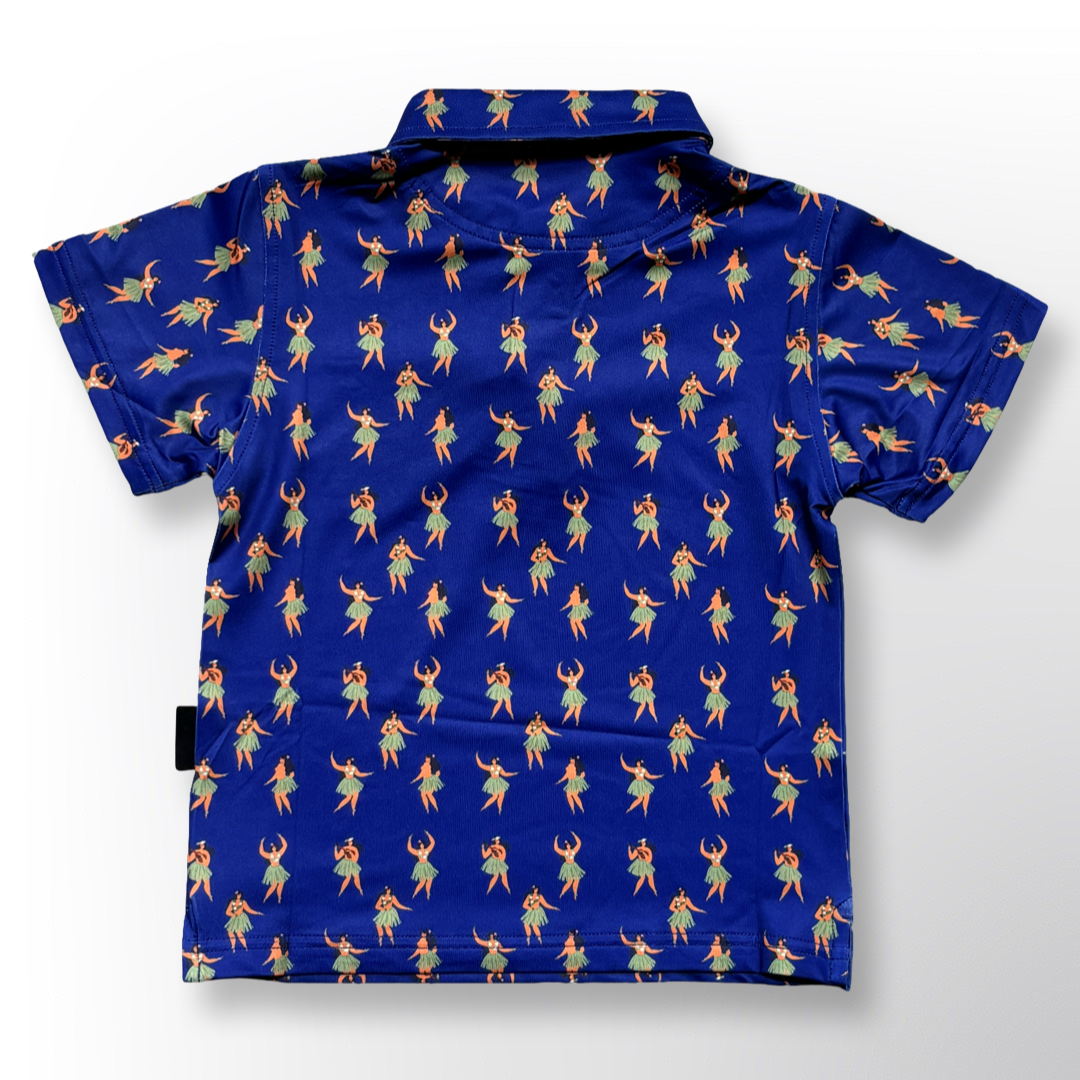 Hula Girl - Unisex Polo Tee