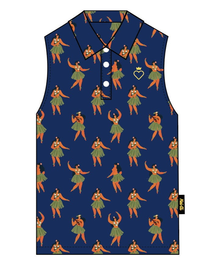 Hula Girl - Girls Vest